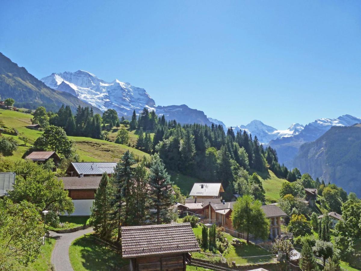 Apartment Silberhorn-1 By Interhome Wengen Luaran gambar