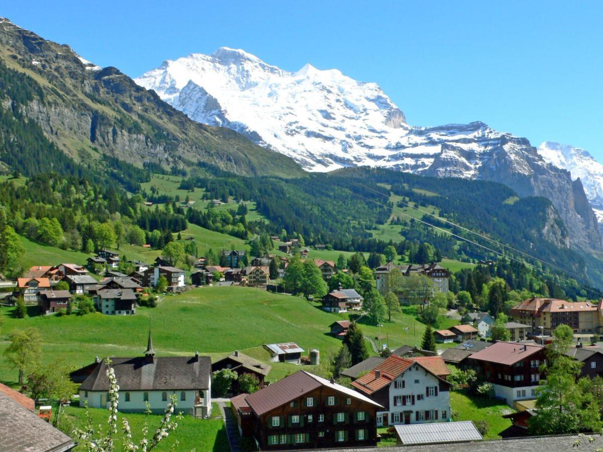 Apartment Silberhorn-1 By Interhome Wengen Luaran gambar